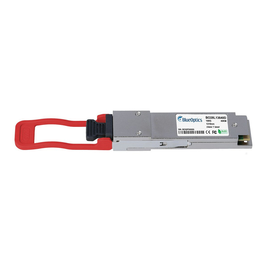 BlueOptics QSFP28 100G 100GBASE-ER4 1310nm 40km LC SMF Transceiver( QSFP28-100G-ER4-JU)