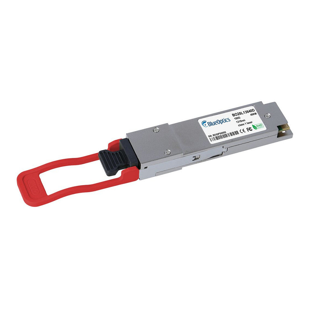 BlueOptics QSFP28 100G 100GBASE-ER4 1310nm 40km LC SMF Transceiver( QSFP28-100G-ER4-JU)