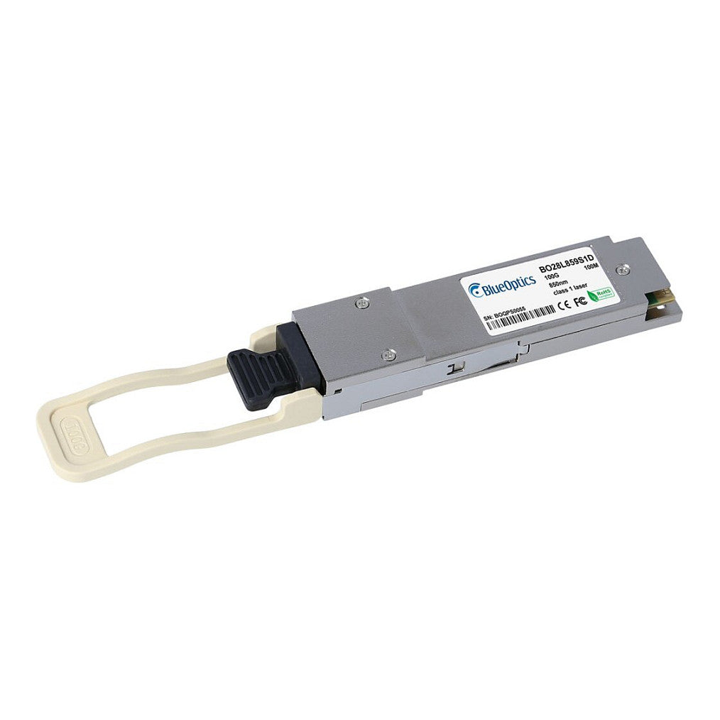 BlueOptics QSFP28 100G 100GBASE-SR4 850nm 100m MPO MMF Transceiver( QSFP28-100G-SR4-SS)