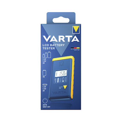 Digitaler LCD Batterietester AA / AAA / C / D / E (blau)