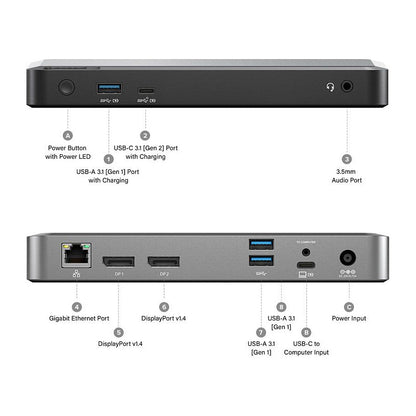 UNIVERSAL DUAL 4K DOCKIN WITH 65W POWER DELIVERY PRIME D