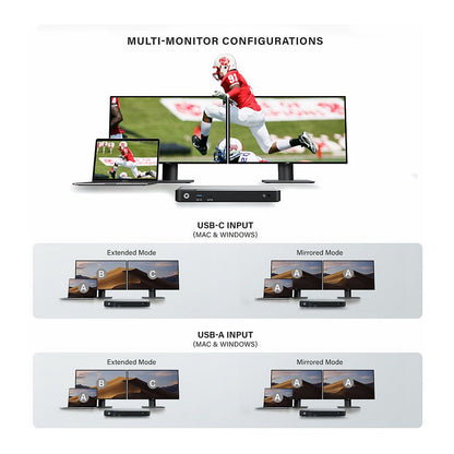 UNIVERSAL DUAL 4K DOCKIN WITH 65W POWER DELIVERY PRIME D