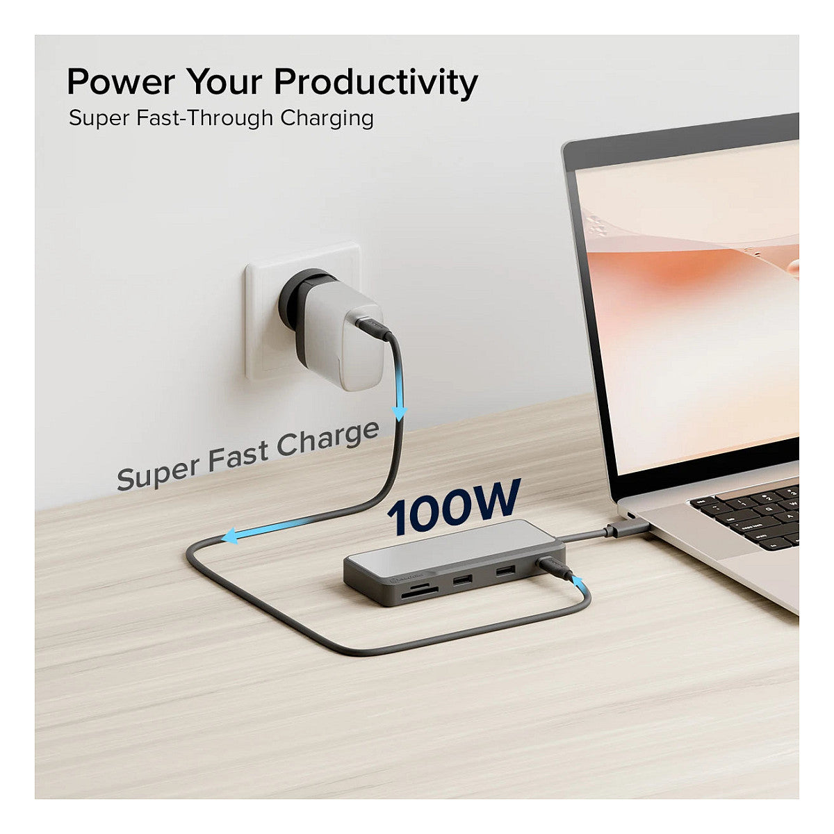 PRO AXIS USB-C 8-IN-1 DUAL DISPLAY DOCK