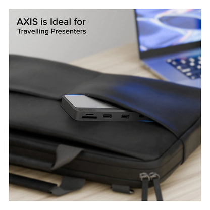PRO AXIS USB-C 8-IN-1 DUAL DISPLAY DOCK
