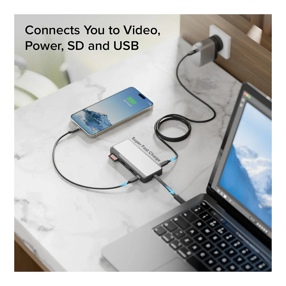 PRO TOUR USB-C 8-IN-1 COMPACT DOCK