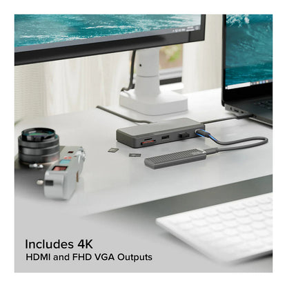 PRO TOUR USB-C 8-IN-1 COMPACT DOCK