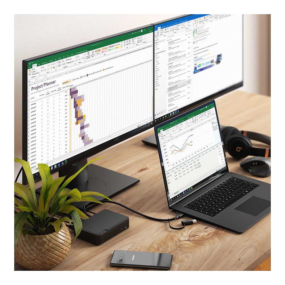 DockingStationUniversal Twin HD USB-C & USB-A 85W