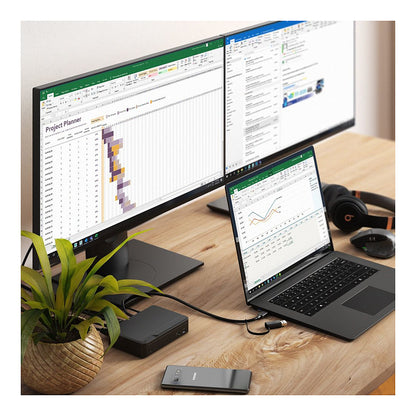 DockingStationUniversal Twin HD USB-C & USB-A 85W
