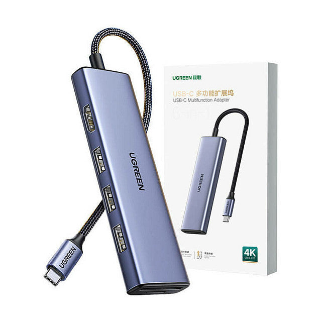 UGREEN CM511 6-in-1 USB-C Hub 1x HDMI 3x USB-A 1x TF/SD
