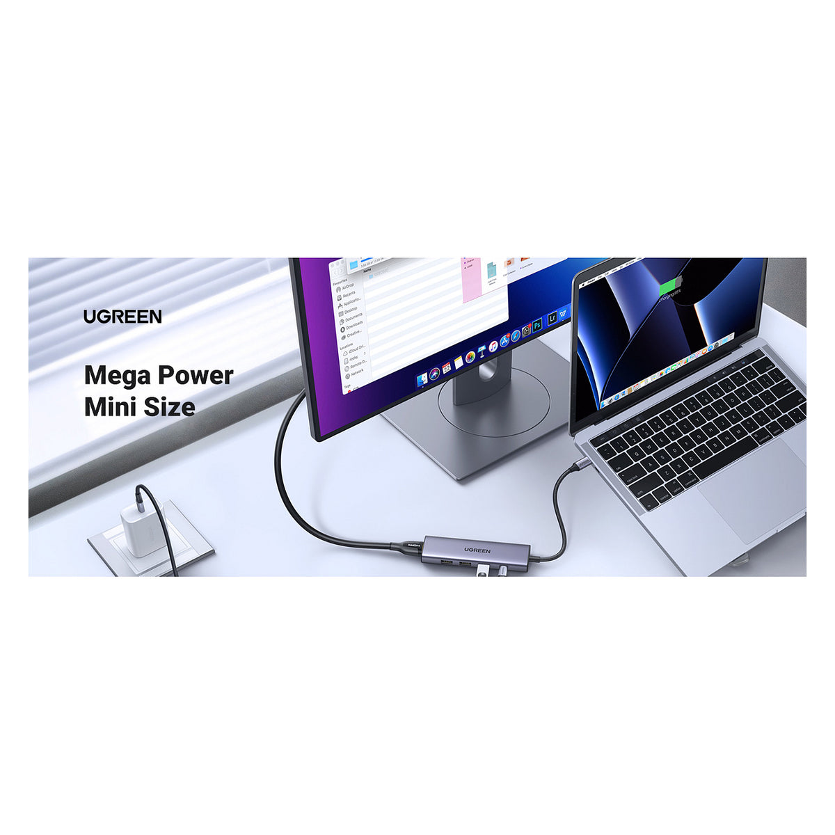 UGREEN CM511 6-in-1 USB-C Hub 1x HDMI 3x USB-A 1x TF/SD