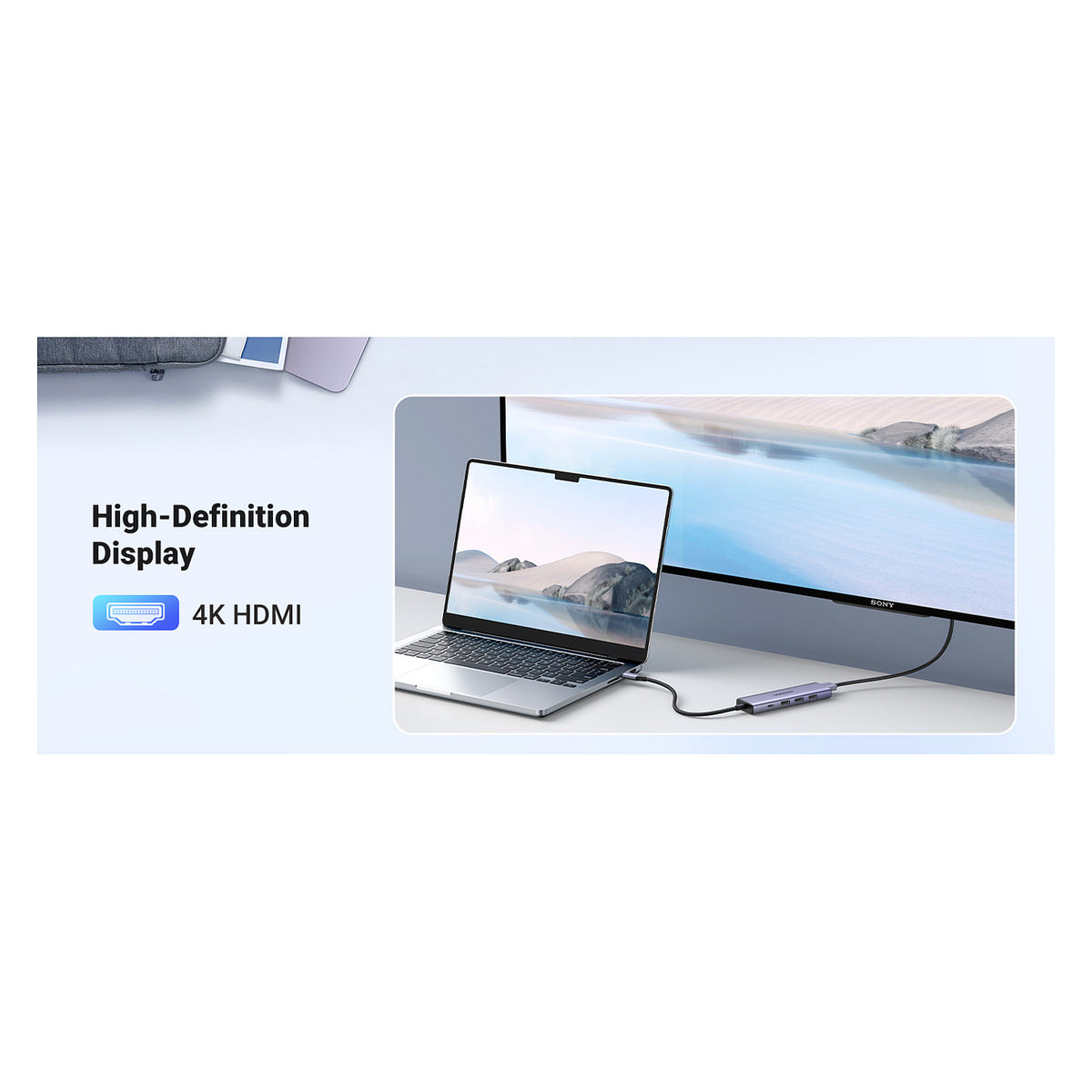 UGREEN CM511 6-in-1 USB-C Hub 1x HDMI 3x USB-A 1x TF/SD