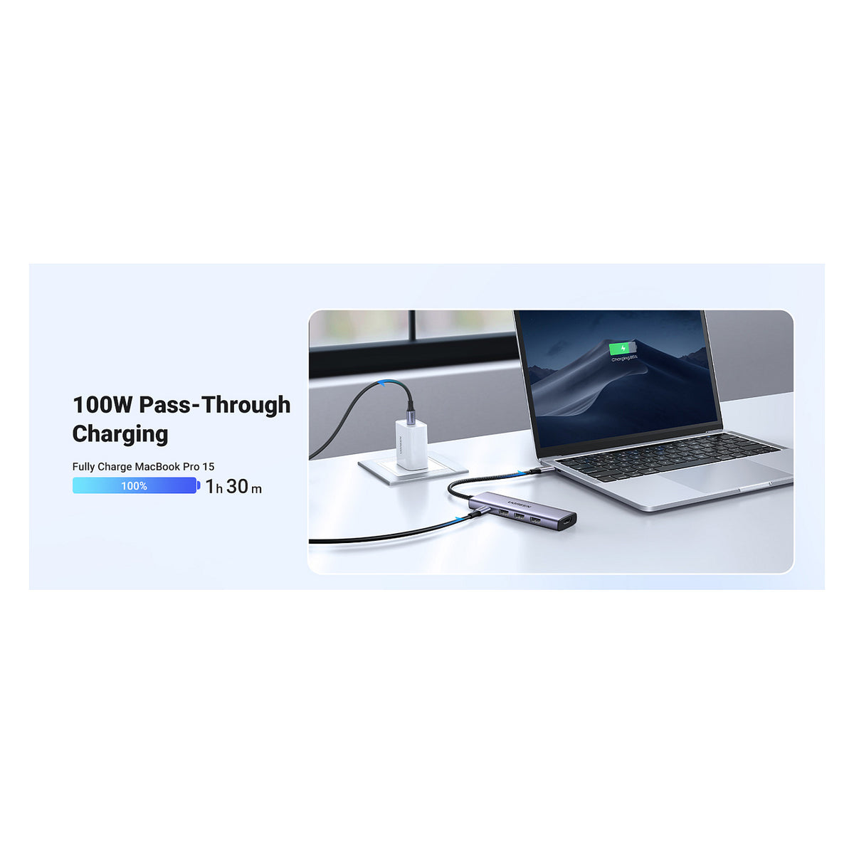 UGREEN CM511 6-in-1 USB-C Hub 1x HDMI 3x USB-A 1x TF/SD