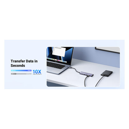 UGREEN CM511 6-in-1 USB-C Hub 1x HDMI 3x USB-A 1x TF/SD