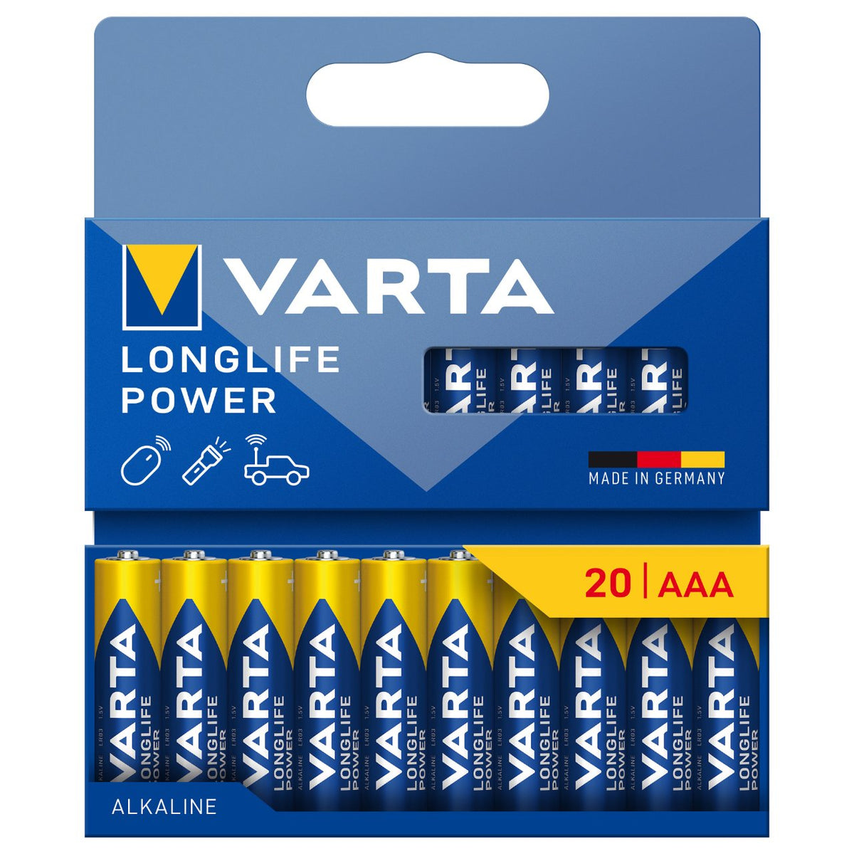 Varta Longlife Power Micro AAA LR 03 04903121720