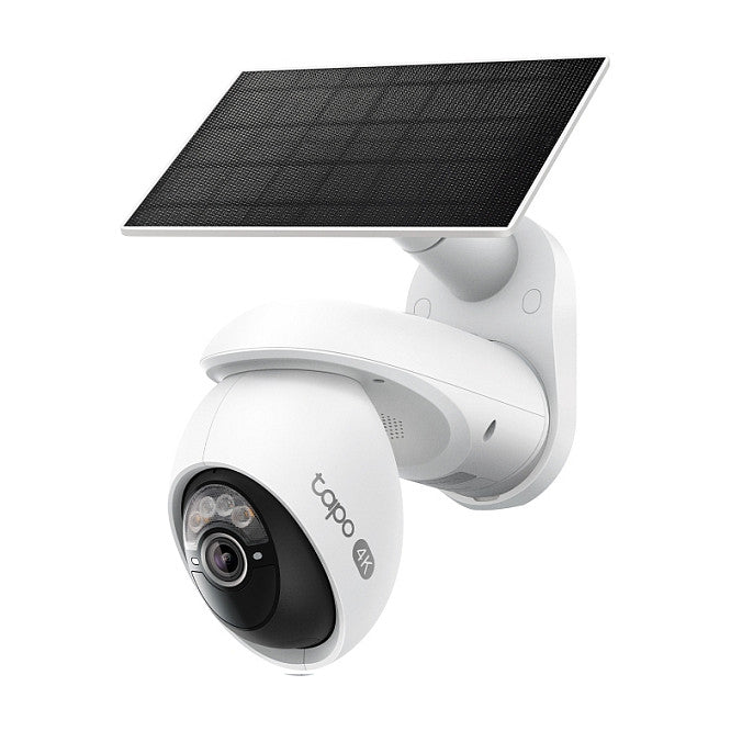 Pan/Tilt Security Camera Kit SPEC:4K 8MP (38402160), 2.4 GHz/5 GHz, 10000mAh rechargeable lithium-ion battery, Solar panel (5.2V, 2.5W)