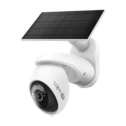 Pan/Tilt Security Camera Kit SPEC:4K 8MP (38402160), 2.4 GHz/5 GHz, 10000mAh rechargeable lithium-ion battery, Solar panel (5.2V, 2.5W)