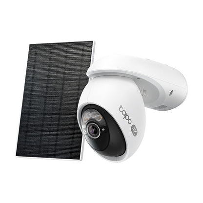 Pan/Tilt Security Camera Kit SPEC:4K 8MP (38402160), 2.4 GHz/5 GHz, 10000mAh rechargeable lithium-ion battery, Solar panel (5.2V, 2.5W)