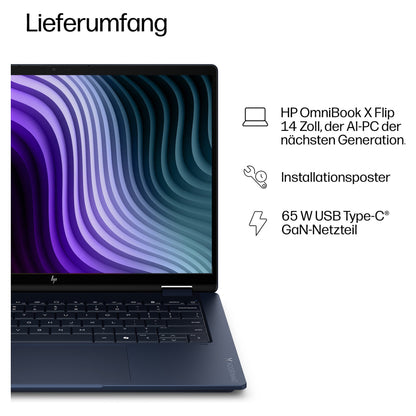 HP OmniBook X Flip 14-kc0150ng RYZ AI 5 430/16GB/512SSD/W11 Home Touch
