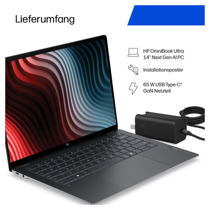 HP OmniBook Ultra 14-kd0201ng CU9 386H/32GB/2TBSSD/W11 Pro Touch