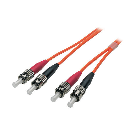 Duplex Patchkabel ST-ST OM2 3m LSZH 3mm orange