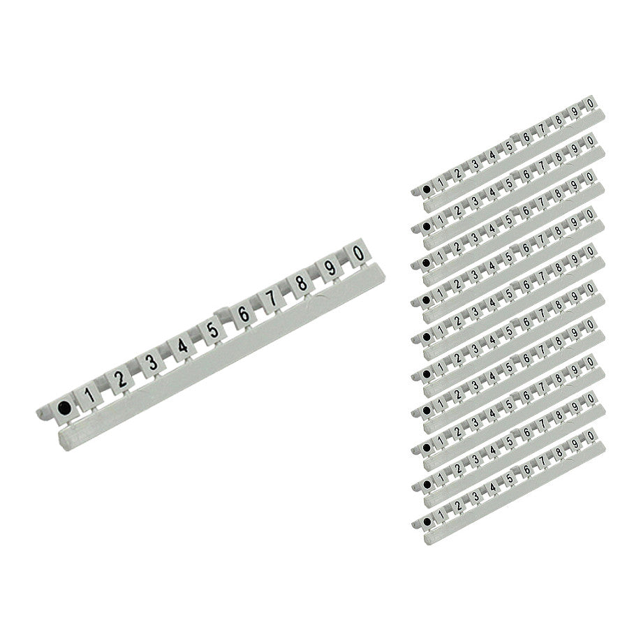 Nummer Markierungen für LC LWL Kabel, Markierung 0 bis 9, 10er Set, Good Connections®