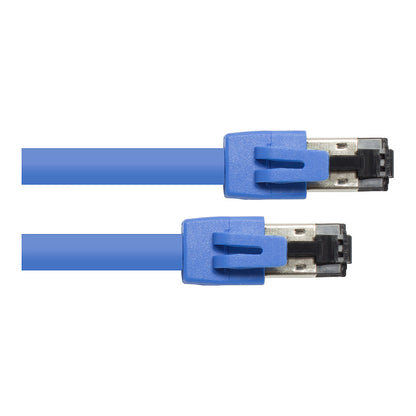 RNS® Patchkabel Cat. 8.1, S/FTP, PiMF, halogenfrei (LSZH), 2000MHz, 40Gbit/s, blau, 1,5m, Good Connections®