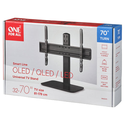 One For All WM 2670 Smart TV-Tischständer 32-70" VESA 600x400 40kg Kabelmanagement schwenkbar 70°