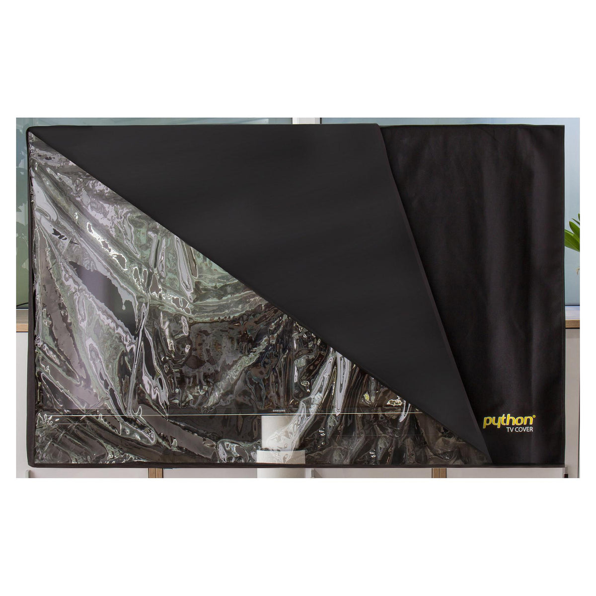 Python TV-Cover wetterfester Schutz 58x58cm 22" bis 24" TV