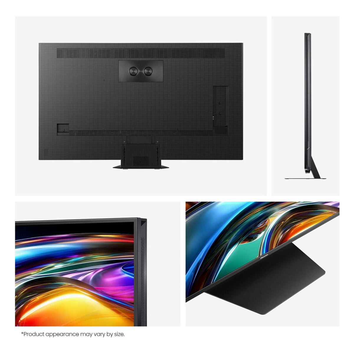 164,0cm/65" (3840x2160) Hisense 65UR9DS Smart TV 4K RGB MiniLED 6ms 170Hz HDMI USB-C LAN HDR VESA WiFi Bluetooth Black/Grey