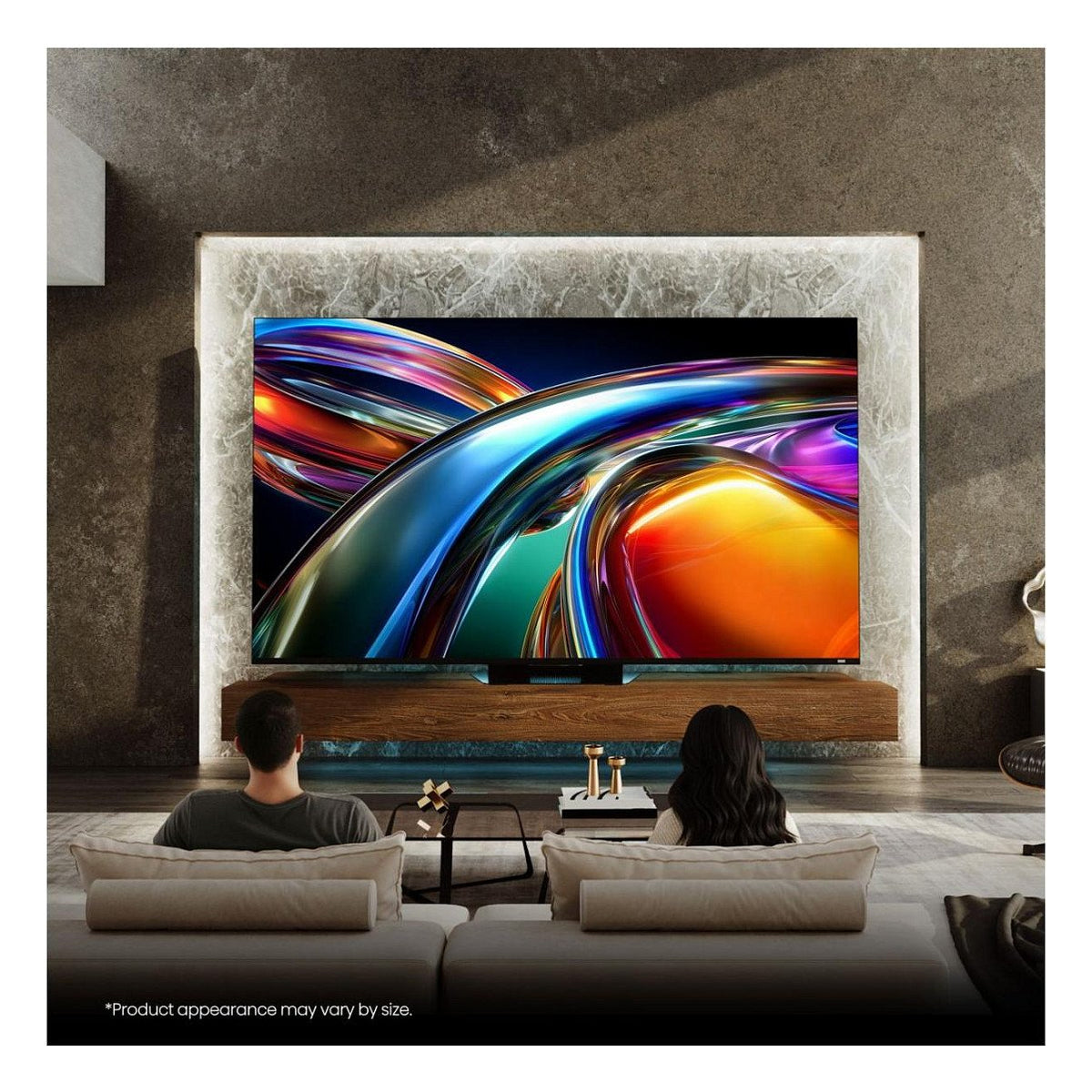164,0cm/65" (3840x2160) Hisense 65UR9DS Smart TV 4K RGB MiniLED 6ms 170Hz HDMI USB-C LAN HDR VESA WiFi Bluetooth Black/Grey