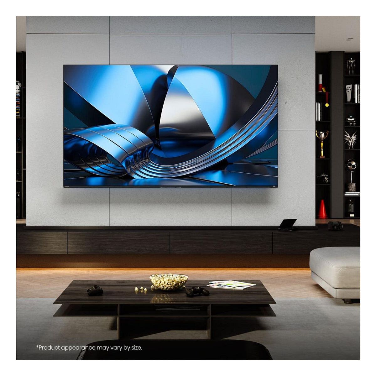 139,0cm/55" (3840x2160) Hisense 55U7SE Smart TV 4K ULED MiniLED 6ms 144Hz HDMI USB LAN HDR VESA WiFi Bluetooth Black