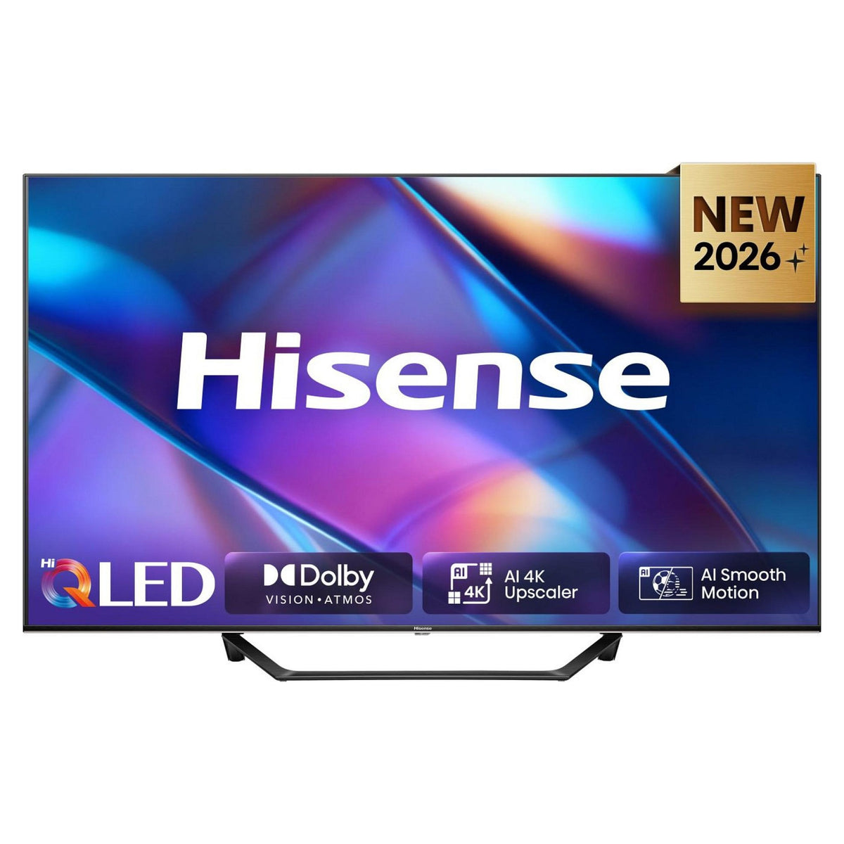 108,0cm/43" (3840x2160) Hisense 43A7DS Smart TV 4K Hi-QLED 8ms 60Hz HDMI USB LAN HDR VESA WiFi Bluetooth Black
