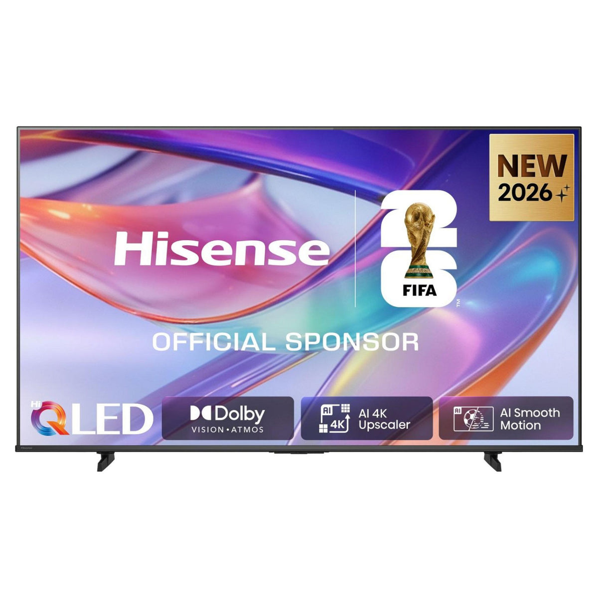 139,0cm/55" (3840x2160) Hisense 55E7S Smart TV 4K Hi-QLED 8ms 60Hz HDMI USB LAN HDR VESA WiFi Bluetooth Black