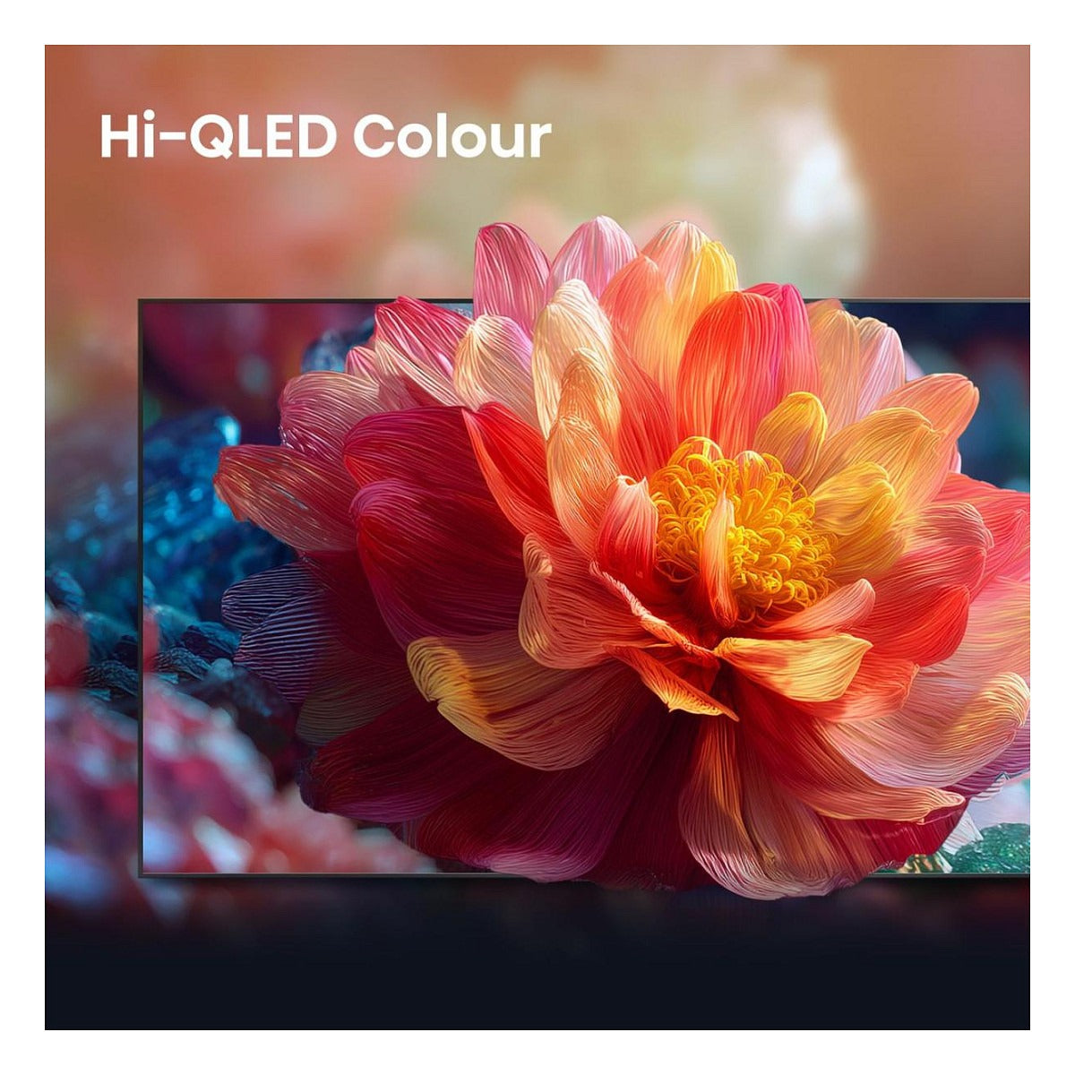 139,0cm/55" (3840x2160) Hisense 55E7S Smart TV 4K Hi-QLED 8ms 60Hz HDMI USB LAN HDR VESA WiFi Bluetooth Black