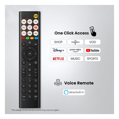 139,0cm/55" (3840x2160) Hisense 55E7S Smart TV 4K Hi-QLED 8ms 60Hz HDMI USB LAN HDR VESA WiFi Bluetooth Black
