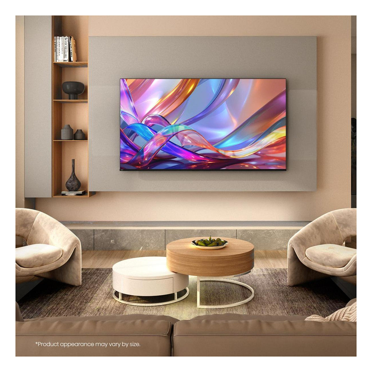 108,0cm/43" (3840x2160) Hisense 43E7S Smart TV 4K Hi-QLED 8ms 60Hz HDMI USB LAN HDR VESA WiFi Bluetooth Black