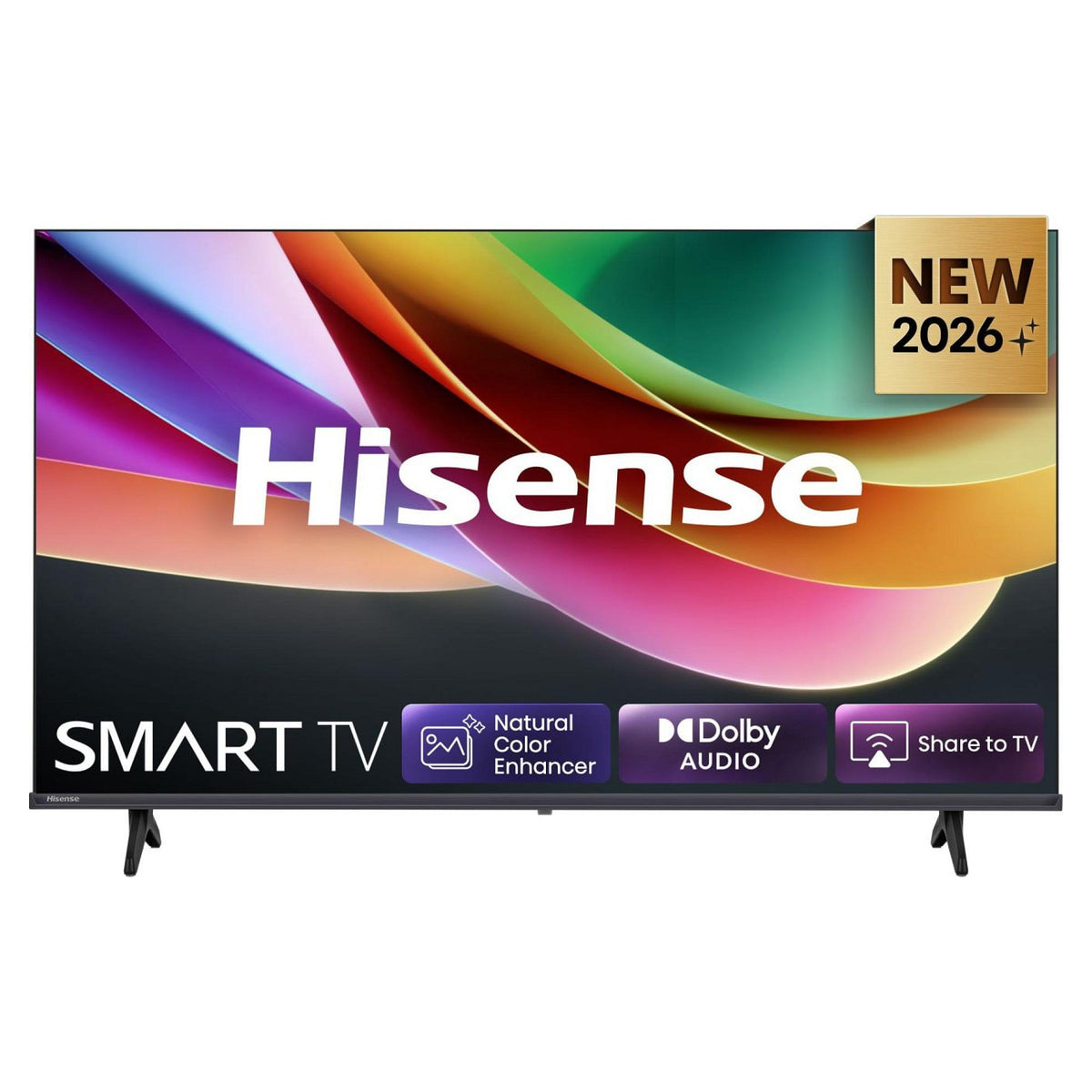 80,0cm/32" (1366x768) Hisense 32A49S Smart TV HD DLED 8,5ms 60Hz HDMI USB LAN HDR VESA WiFi Black