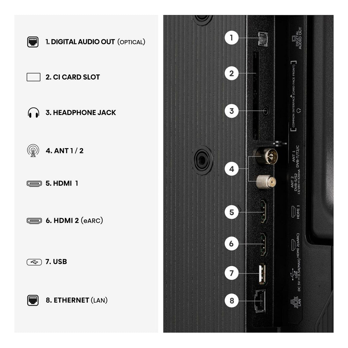 100,0cm/40" (1920x1080) Hisense 40A49S Smart TV FHD DLED 9,5ms 60Hz HDMI USB LAN HDR VESA WiFi Black