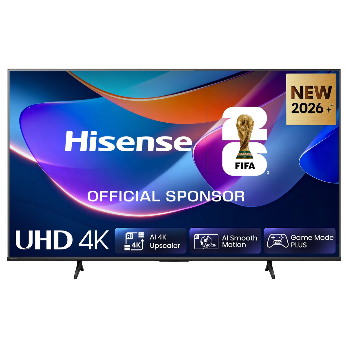 139,0cm/55" (3840x2160) Hisense 55A6S Smart TV 4K UHD 8ms 60Hz HDMI USB LAN HDR VESA WiFi Bluetooth Black/Grey