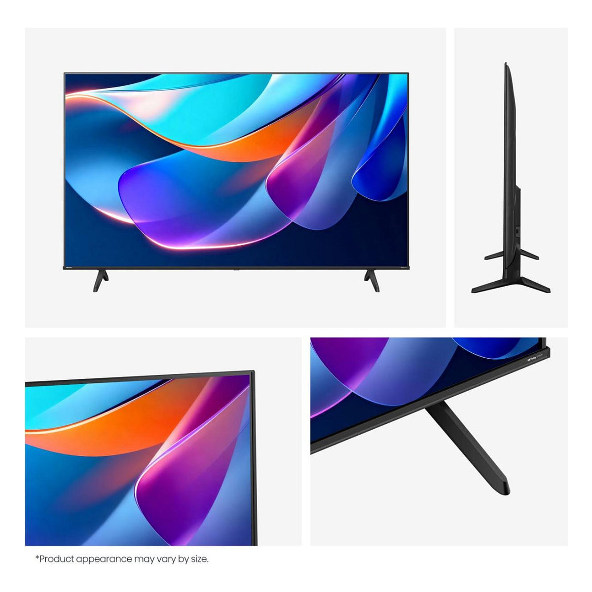 146,0cm/58" (3840x2160) Hisense 58A6S Smart TV 4K UHD 8ms 60Hz HDMI USB HDR WiFi Bluetooth Black/Grey