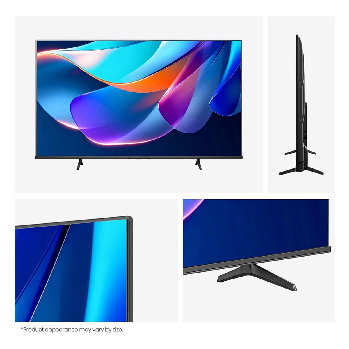 164,0cm/65" (3840x2160) Hisense 65A6S Smart TV 4K UHD 8ms 60Hz HDMI USB HDR WiFi Bluetooth Black/Grey