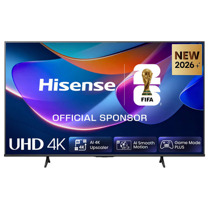 164,0cm/65" (3840x2160) Hisense 65A6S Smart TV 4K UHD 8ms 60Hz HDMI USB HDR WiFi Bluetooth Black/Grey