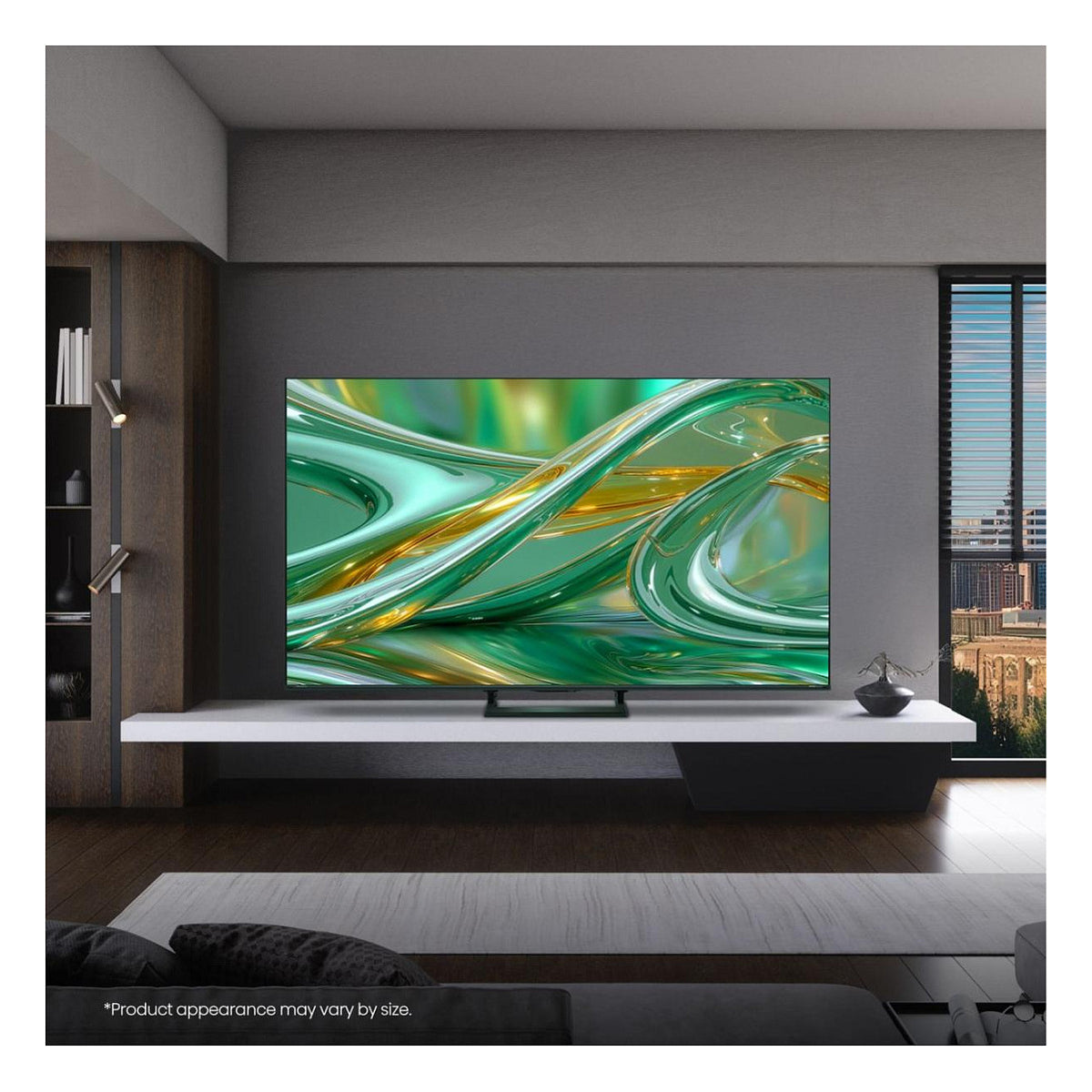 215,0cm/85" (3840x2160) Hisense 85E8S Smart TV 4K ULED 6ms 144Hz HDMI USB HDR WiFi Bluetooth Black/Grey