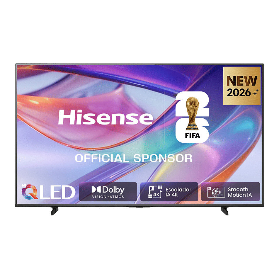 189,0cm/75" (3840x2160) Hisense 75E7S Smart TV 4K Hi-QLED 10ms 60Hz HDMI USB HDR WiFi Bluetooth Black