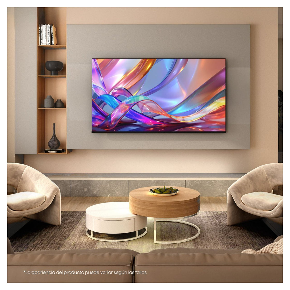 189,0cm/75" (3840x2160) Hisense 75E7S Smart TV 4K Hi-QLED 10ms 60Hz HDMI USB HDR WiFi Bluetooth Black