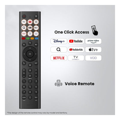 253,0cm/100" (3840x2160) Hisense 100E7DS PRO Smart TV 4K Hi-QLED 6ms 144Hz HDMI USB HDR WiFi Bluetooth Black/Grey