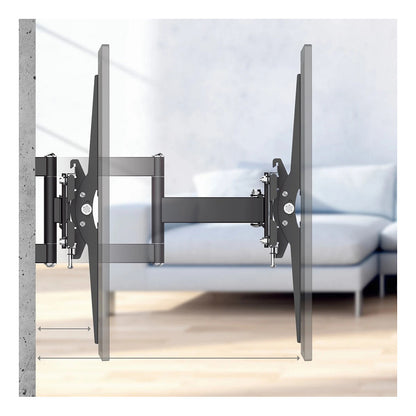 Hama 00220897 TV-Wandhalterung 32-75" 40kg VESA 100x100-400x400 schwenkbar neigbar ausziehbar Black