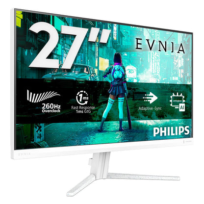 27M2N3201PL-00 gaming monitor 27-inch Full HD Fast IPS 260 Hz 1 ms HDR10 Adaptive Sync white