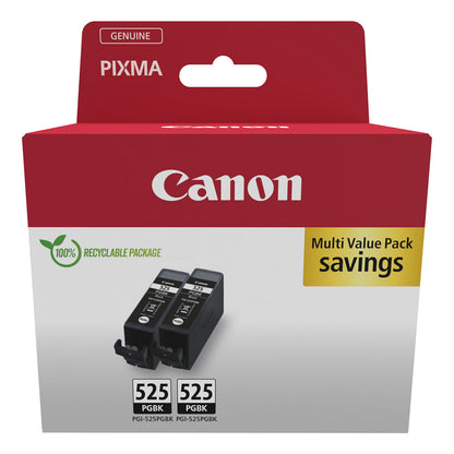 Canon 4529B017 2x Druckerpatrone schwarz PGI 525PGBK