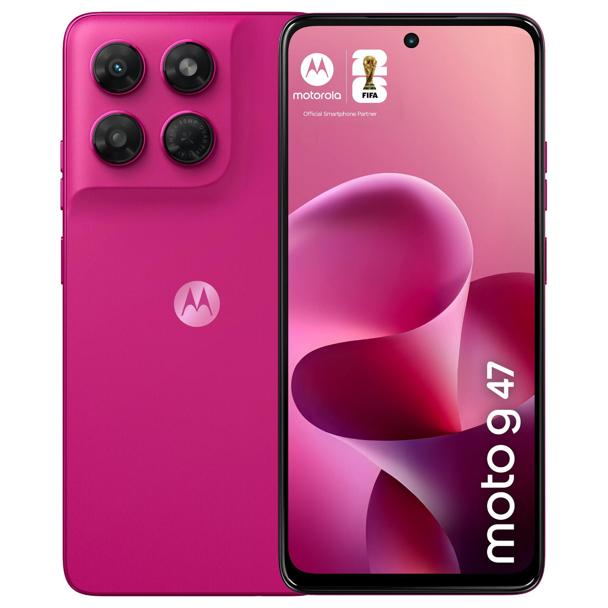 Motorola Moto G47 8RAM 128GB fuchsia red
